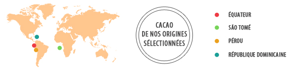 origines cacao bio équitable kaoka