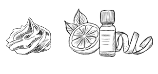 Illustration meringue et citron
