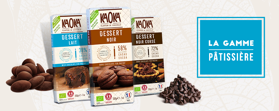 gamme patissiere chocolat bio equitable kaoka