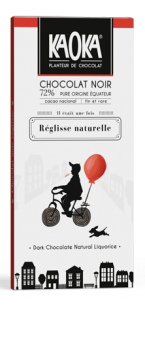 Chocolat Noir Réglisse Gamme Gourmet KAOKA