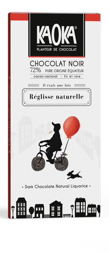 Chocolat Noir Réglisse Gamme Gourmet KAOKA