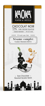 Chocolat Noir Sésame Gamme Gourmet KAOKA